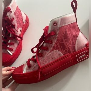 Red Dior Sneakers B23